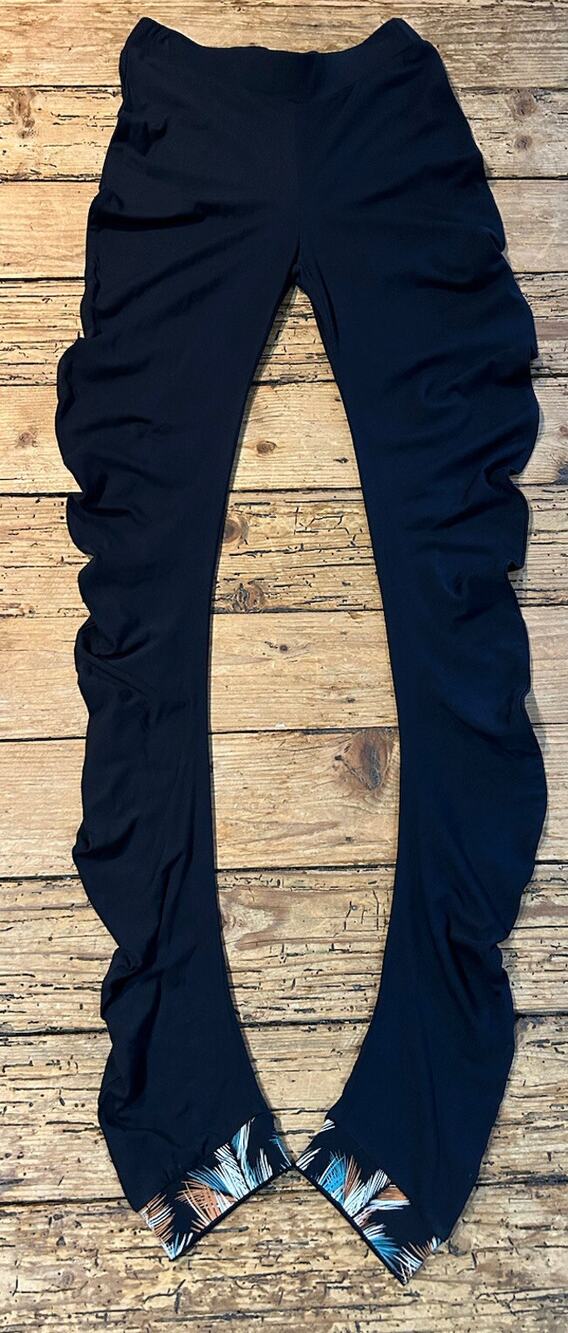 Skunkfunk Women’s Size 0 Black Virginie Wrinkled Leggings NWT